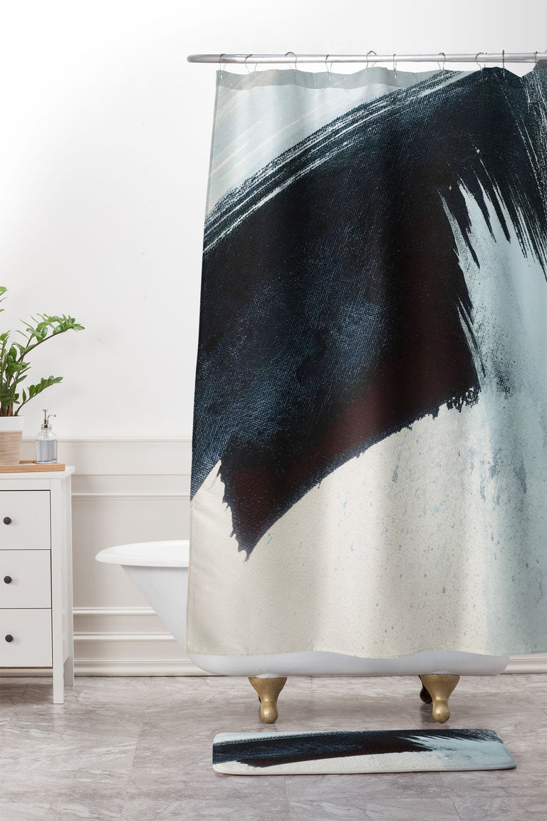 ALYSSA HAMILTON ART LIKE A GENTLE HURRICANE 2 MEMORY FOAM BATH MAT