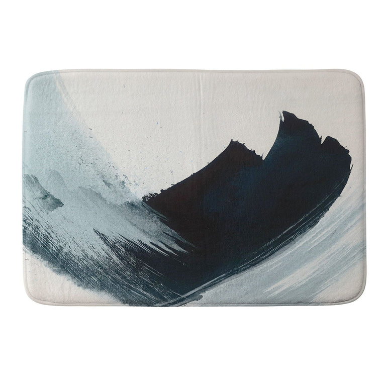 ALYSSA HAMILTON ART LIKE A GENTLE HURRICANE MEMORY FOAM BATH MAT
