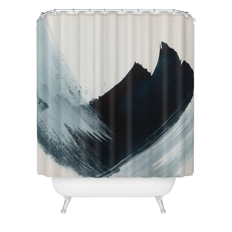 ALYSSA HAMILTON ART LIKE A GENTLE HURRICANE SHOWER CURTAIN