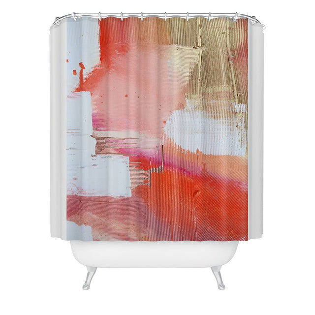 ALYSSA HAMILTON ART MOVING MOUNTAINS 2 SHOWER CURTAIN