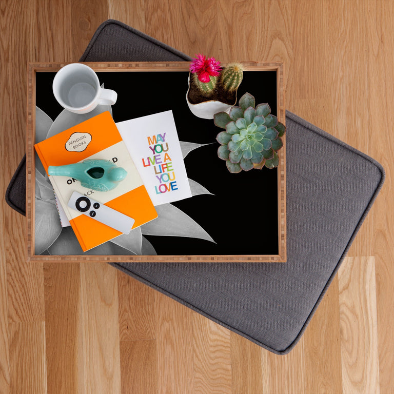 AGAVE FINESSE 2 TROPICAL DECOR RECTANGULAR TRAY