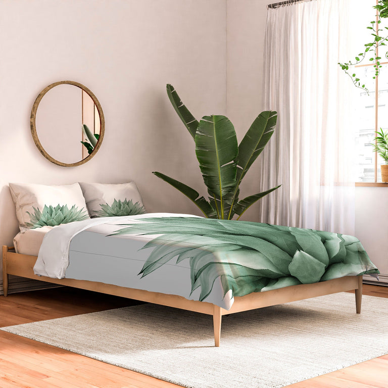 AGAVE GREEN SUMMER VIBES DUVET / COMFORTER