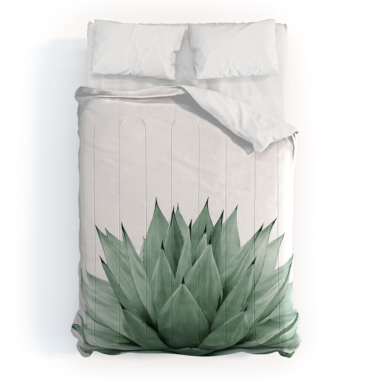 AGAVE GREEN SUMMER VIBES DUVET / COMFORTER