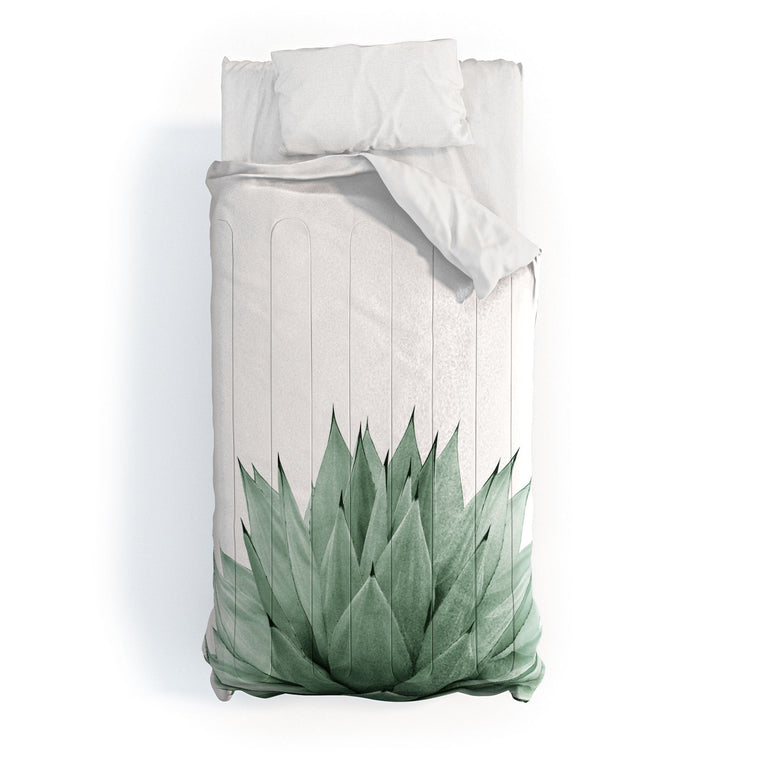 AGAVE GREEN SUMMER VIBES DUVET / COMFORTER