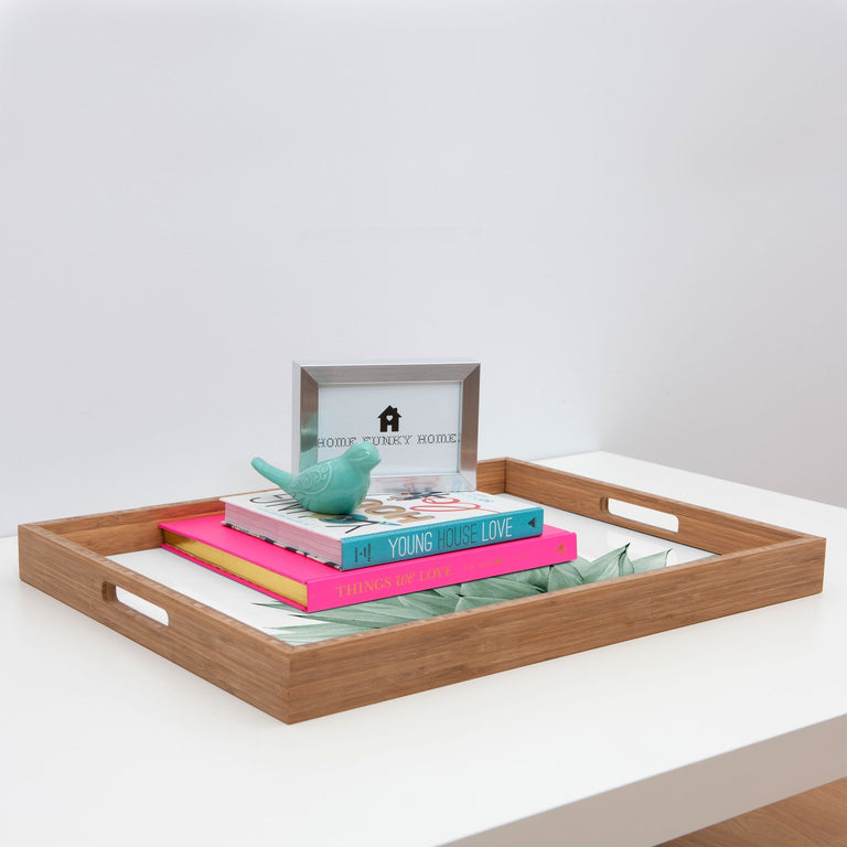 AGAVE GREEN SUMMER VIBES RECTANGULAR TRAY