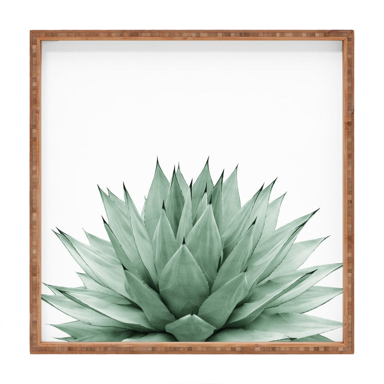 AGAVE GREEN SUMMER VIBES SQUARE TRAY