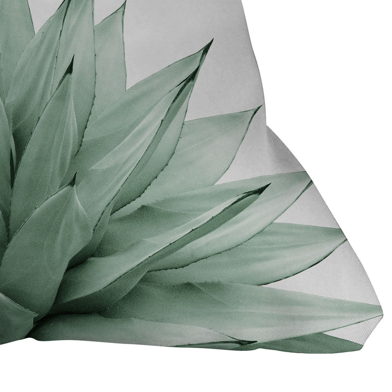 AGAVE GREEN SUMMER VIBES THROW PILLOW