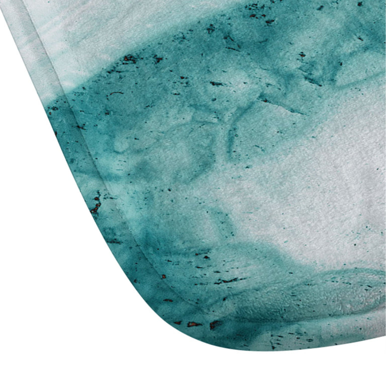 ANITAS BELLAS ARTWORK SOFT TURQUOISE AGATE 1 MEMORY FOAM BATH MAT 1