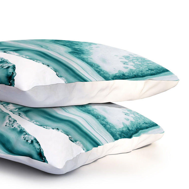 SOFT TURQUOISE AGATE 1 PILLOW SHAMS