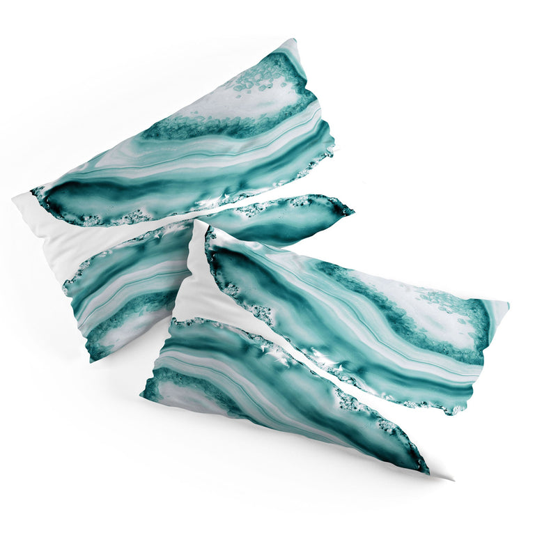 SOFT TURQUOISE AGATE 1 PILLOW SHAMS