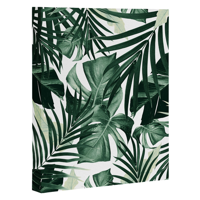 Tropical Jungle Leaves 4 Art Canvas