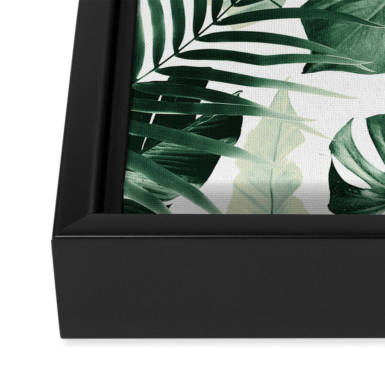 Tropical Jungle Leaves 4 Art Canvas