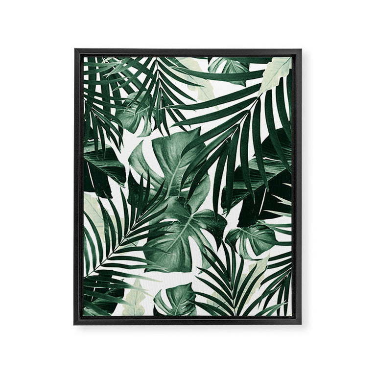 Tropical Jungle Leaves 4 Art Canvas