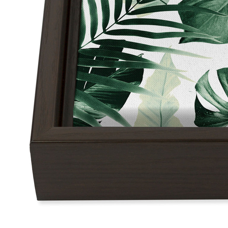 Tropical Jungle Leaves 4 Art Canvas