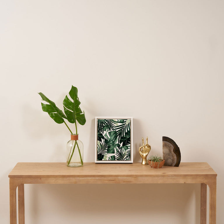 Tropical Jungle Leaves 4 Art Canvas