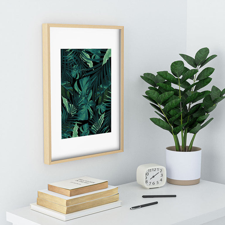 Tropical Jungle Night 1 Recessed Framing Rectangle
