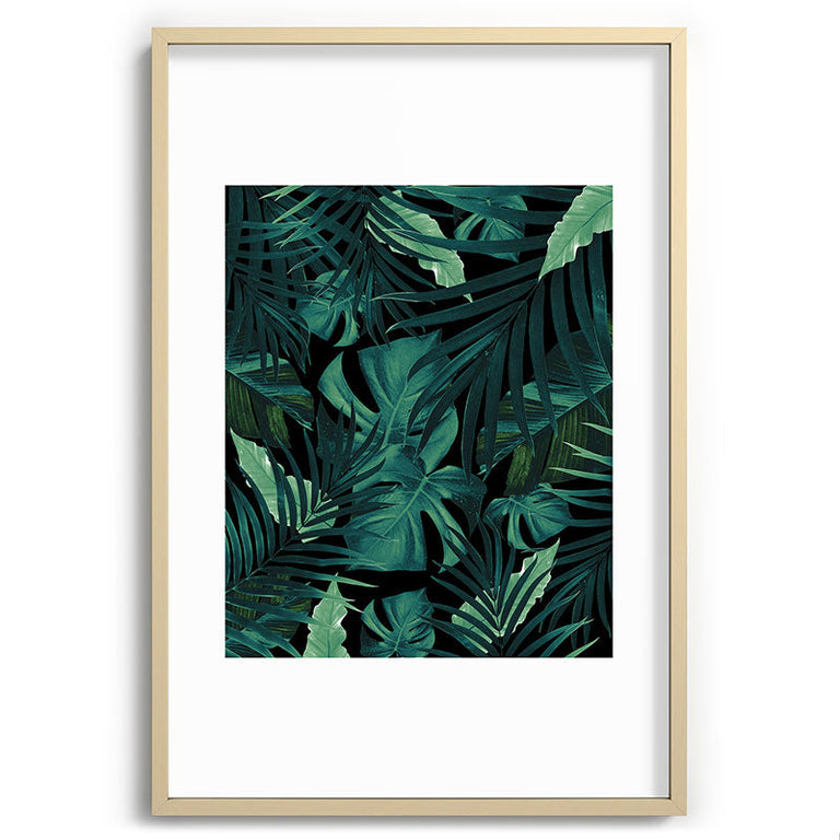 Tropical Jungle Night 1 Recessed Framing Rectangle