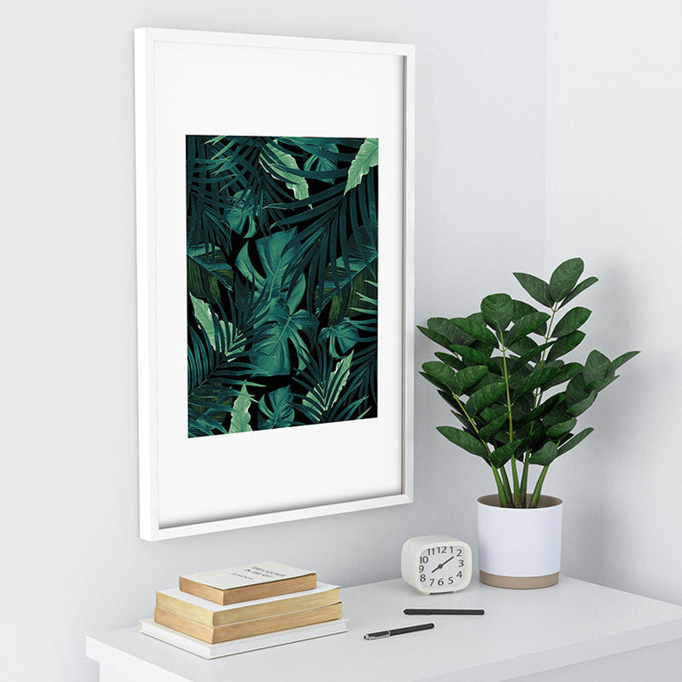 Tropical Jungle Night 1 Recessed Framing Rectangle