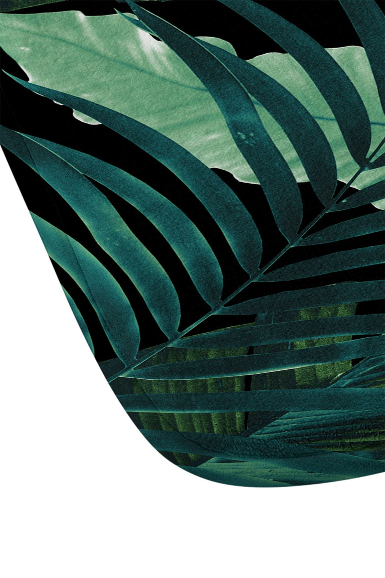 ANITAS BELLAS ARTWORK TROPICAL JUNGLE NIGHT 1 MEMORY FOAM BATH MAT