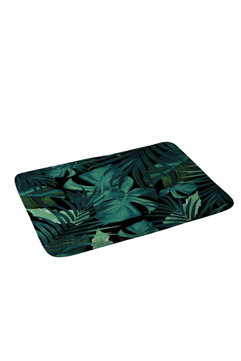 ANITAS BELLAS ARTWORK TROPICAL JUNGLE NIGHT 1 MEMORY FOAM BATH MAT