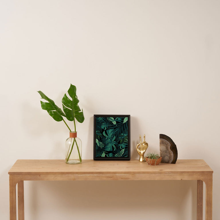 Tropical Jungle Night 1 Art Canvas