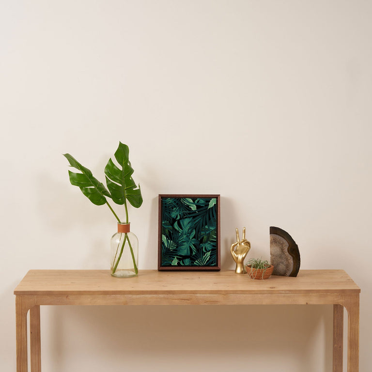 Tropical Jungle Night 1 Art Canvas