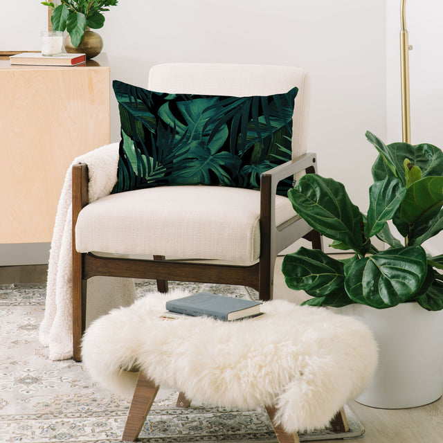 TROPICAL JUNGLE NIGHT 1 THROW PILLOW