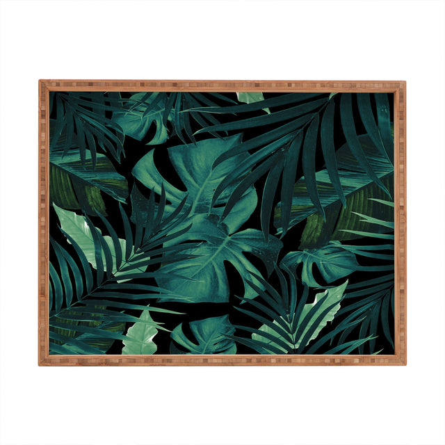 TROPICAL JUNGLE NIGHT 1 RECTANGULAR TRAY