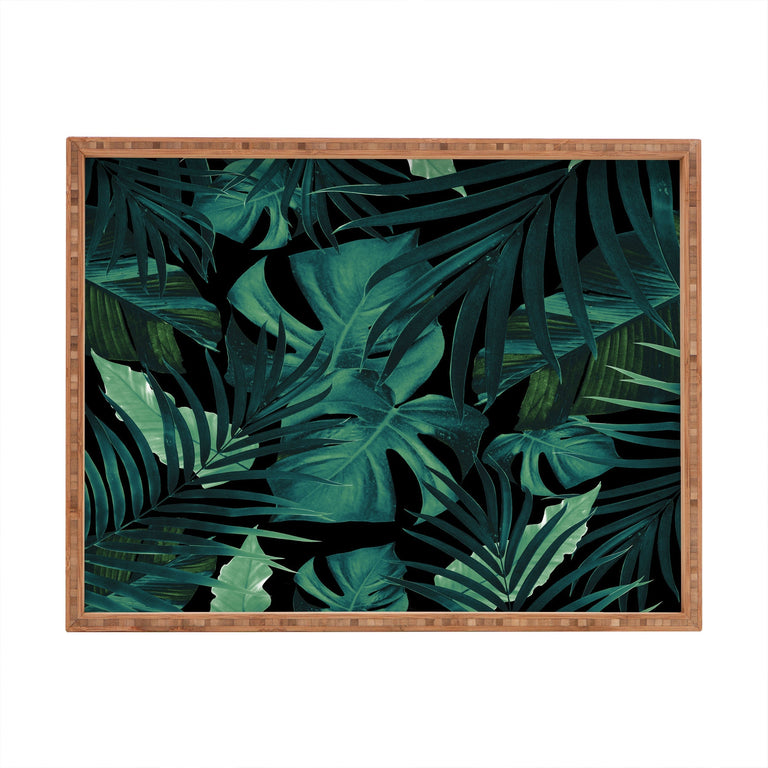 TROPICAL JUNGLE NIGHT 1 RECTANGULAR TRAY