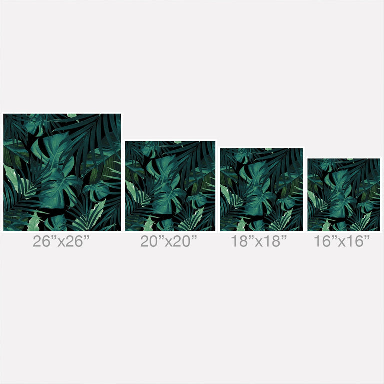 TROPICAL JUNGLE NIGHT 1 THROW PILLOW