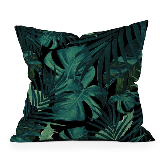 TROPICAL JUNGLE NIGHT 1 THROW PILLOW