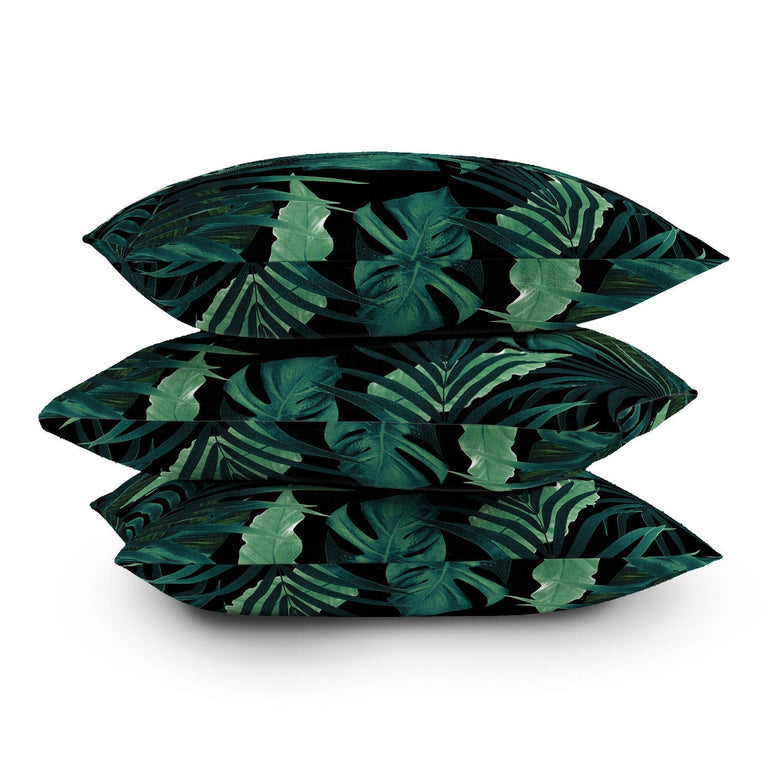 TROPICAL JUNGLE NIGHT 1 THROW PILLOW
