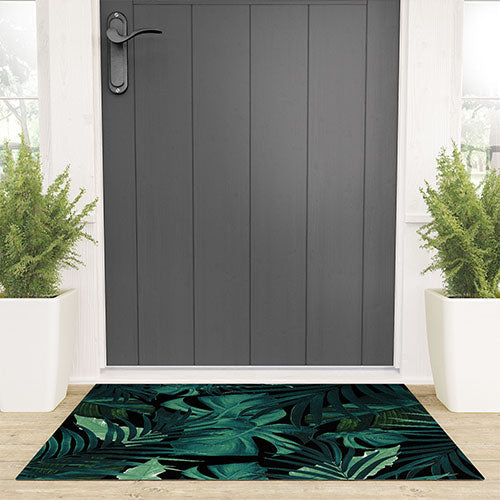 Tropical Jungle Night 1 Welcome Mat