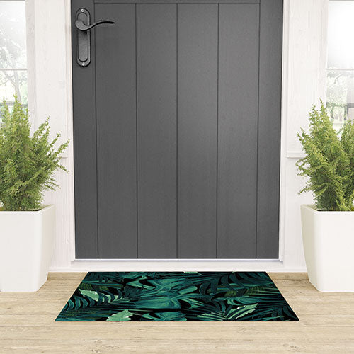 Tropical Jungle Night 1 Welcome Mat