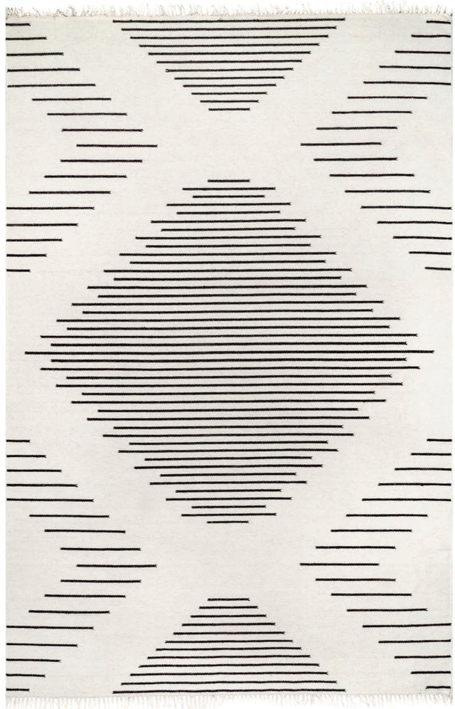 DELORA BOHEMIAN WOOL BLEND TASSELED AREA RUG | RUG