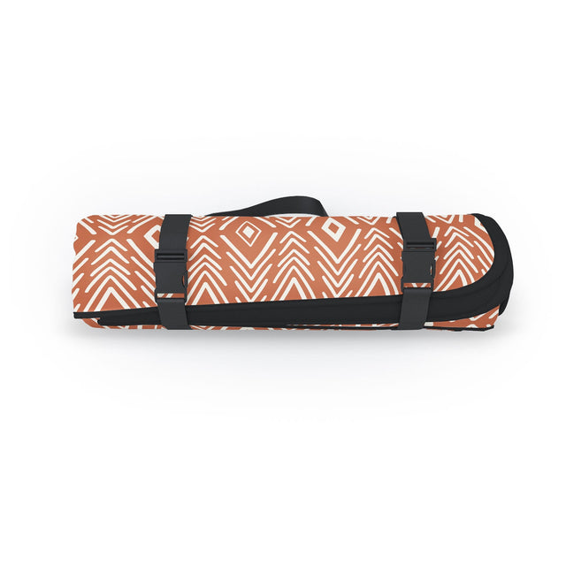 Bohemian Diamonds Clay Picnic Blanket