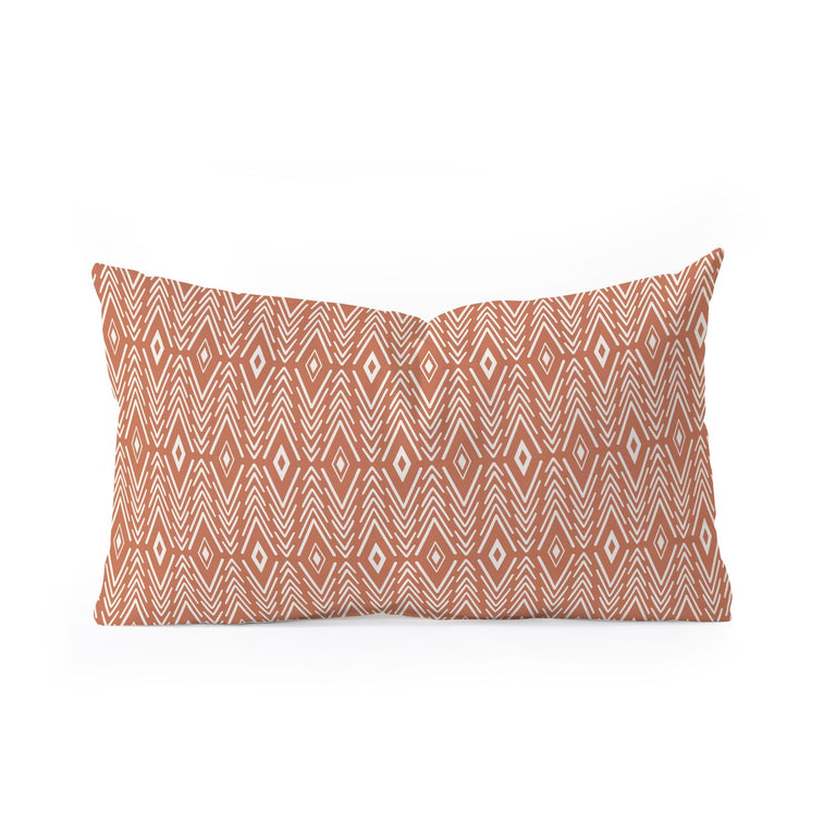 BOHEMIAN DIAMONDS CLAY THROW PILLOW