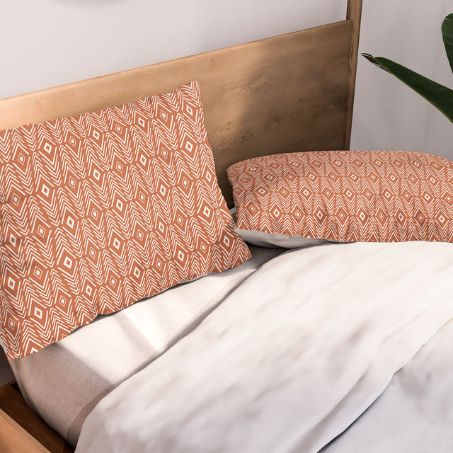 BOHEMIAN DIAMONDS CLAY PILLOW SHAMS