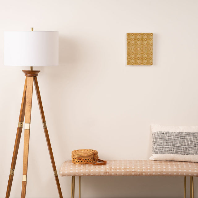 Bohemian Diamonds Honey Art Canvas