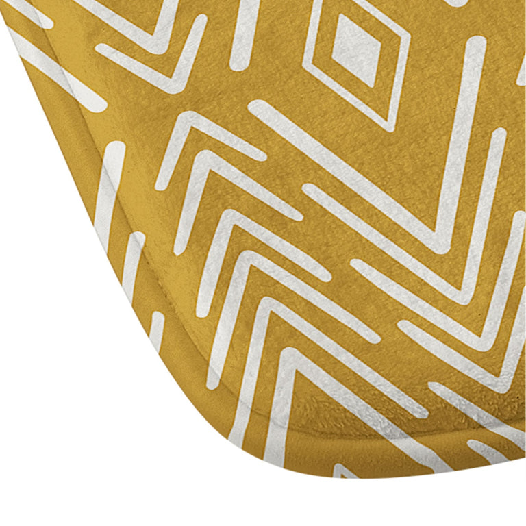 AVENIE BOHEMIAN DIAMONDS HONEY MEMORY FOAM BATH MAT