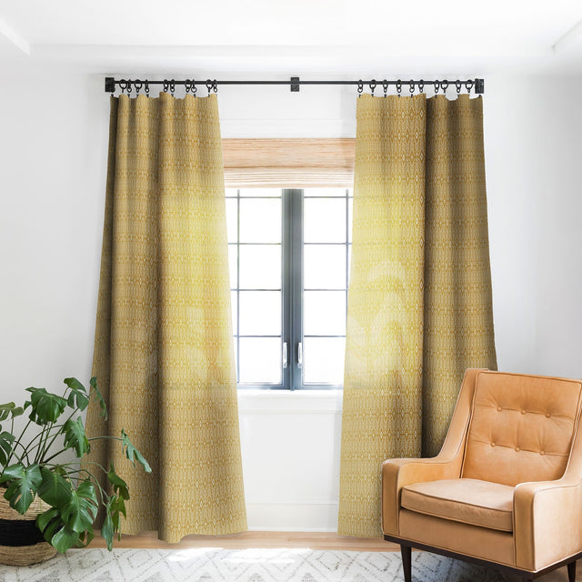 BOHEMIAN DIAMONDS HONEY BLACKOUT WINDOW CURTAIN