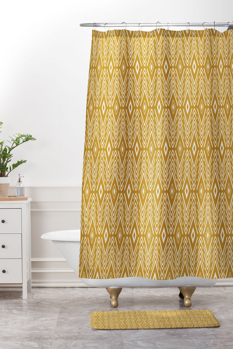 AVENIE BOHEMIAN DIAMONDS HONEY MEMORY FOAM BATH MAT