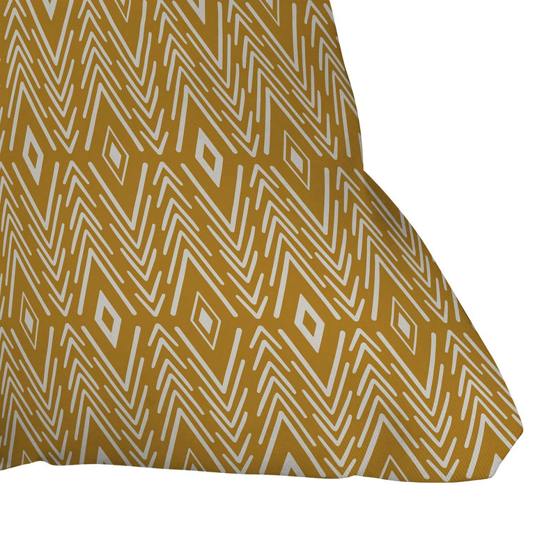 BOHEMIAN DIAMONDS HONEY THROW PILLOW