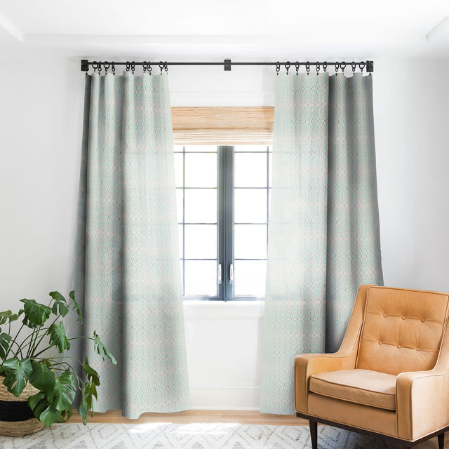 BOHEMIAN DIAMONDS MINT BLACKOUT WINDOW CURTAIN