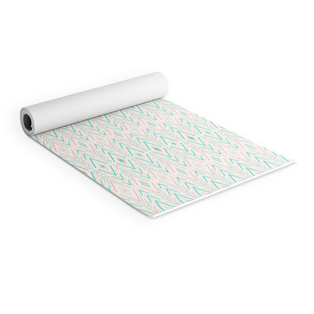 Bohemian Diamonds Mint Yoga Mat