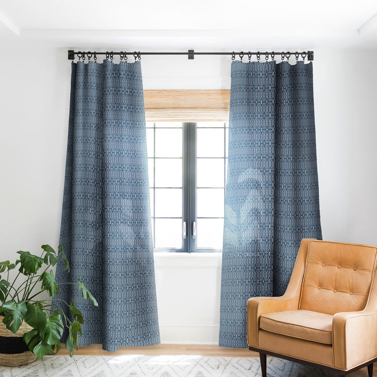 BOHEMIAN DIAMONDS NAVY BLACKOUT WINDOW CURTAIN