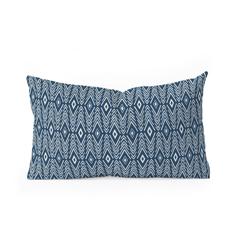 BOHEMIAN DIAMONDS NAVY THROW PILLOW