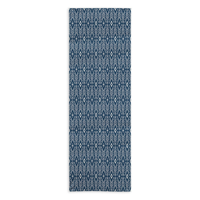 Bohemian Diamonds Navy Yoga Towel