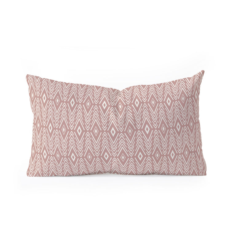BOHEMIAN DIAMONDS PEACH THROW PILLOW