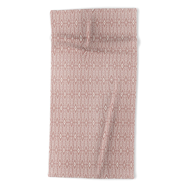 Bohemian Diamonds Peach Beach Towel